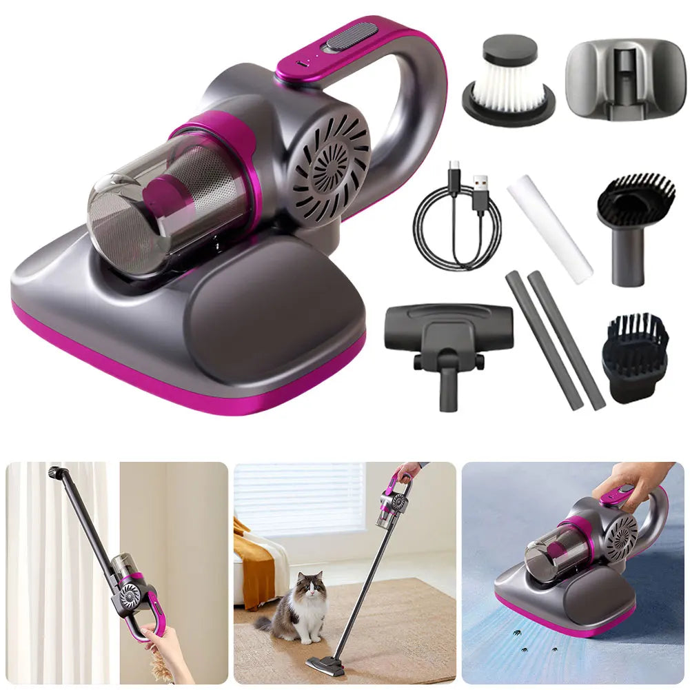 Cordless Vacuum Cleaner 4 in 1 Handheld Vacuum Rechargeable Strong Suction Vacuum Cleaner for Office Sofa Hardwood Floor