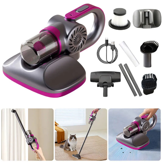 Cordless Vacuum Cleaner 4 in 1 Handheld Vacuum Rechargeable Strong Suction Vacuum Cleaner for Office Sofa Hardwood Floor