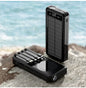 50000mAh Portable Solar Power Bank PD22.5W Ultra Fast Charging Built-in Four Wire PowerBank  for IPhone Huawei Samsung