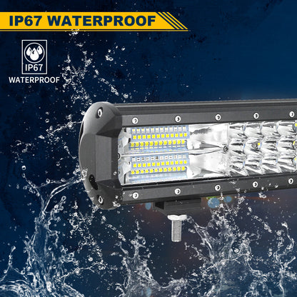7D 20'' 23'' 45'' 216w 252w 288w 324w LED Light Bar Offroad Driving Lights Combo Work Light Bar 12v 24v Truck SUV ATV 4WD 4x4