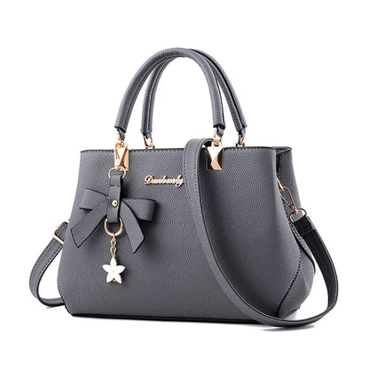 New Elegant Shoulder Bag Fashion Flowers Hand Bags for Women Luxury Designer Female Bags Plum Bowknot Sweet Crossbody Bag