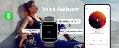 Jugeman 1.91" Smartwatch (Answer/Make Call), IP68 Waterproof Fitness Tracker, 110+ Sport Modes, Heart Rate and Sleep Monit.