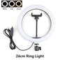 26cm 10inch Led Selfie Ring Light Round Ring Lamp with Phone Holder Photography Fill Lighting with Tripod for Youtube Live Video