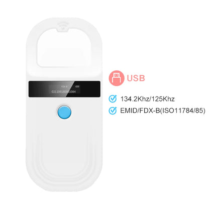134.2KHz Animal Microchip Reader 125kHz Microchip Scanner Pet Microchip Scanner Chip Scanner for Dogs