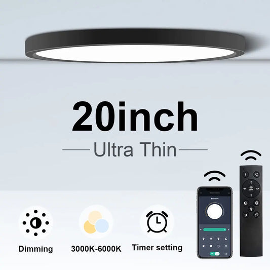 LED Ceiling Lights 220V Ultra-thin Ceiling Lamps Modern Chandelier Panel Lighting Fixture Waterproof Dustproof Three Proof Light
