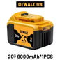 DeWALT 100% Original Battery 20V/60V 6Ah 9Ah MAX FlexVolt for DCB606 DCB205 DCB206 DCB209 DCB182 Power Tool with Charger