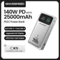 MOVESPEED M25Pro 140W Power Bank 25000mAh PD3.1 Fast Charge Portable External Battery 100W Powerbank for MacBook Notebook Laptop
