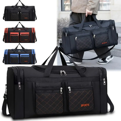 Large Capacity Travel Duffel Bag, Casual Style, Multiple Compartments & Pockets, Perfect for Short Trips, Sports Travel Bag