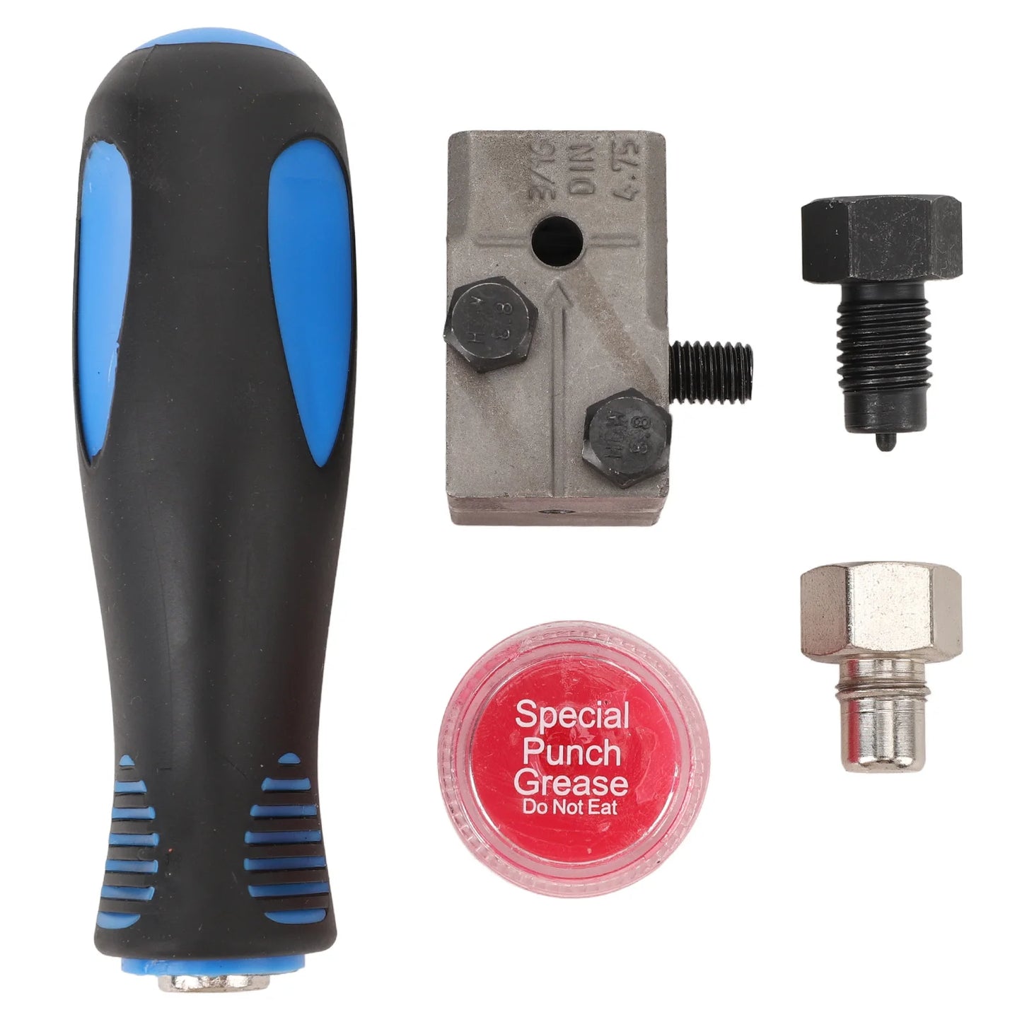 3/16in Double Flaring Tool Metal Handheld Brake Line Double  Tool for Motorcycle Automotive Truck Brake Pipe Flaring Tool