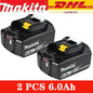 Makita 100%Original DDF487 Cordless Driver Drill 18V Brushless Electric Impact Screwdriver Rechargeable Power Tool