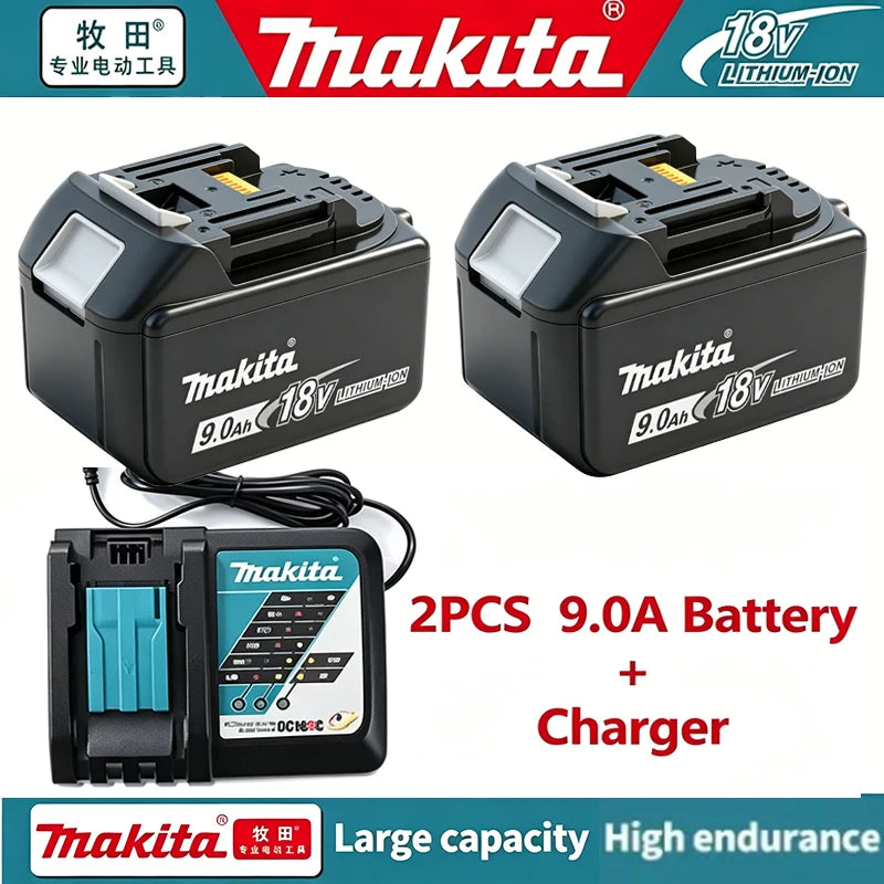 Original Makita Battery DDF487 Cordless Driver Drill Brushless Electric Impact Screwdriver Rechargeable  battery Power Tool