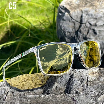 KDEAM 6.18 inch Frame Width Extra Large Size Polarized Sunglasses For Men Women Photochromic Sun Glasses Oversized With Case