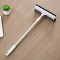 1pc Glass Cleaning Brush 2-in-1 Telescopic Pole Car Window Floor Cleaning Brush Glass Scraper Household Cleaning Tool