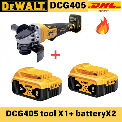 DEWALT DCG405 125mm flat head angle grinder bare machine tool cutting machine 18V lithium battery brushless tools