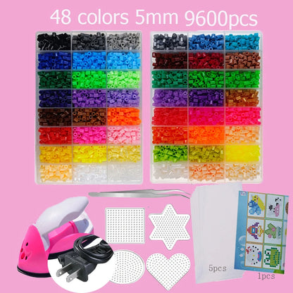 “Hama Beads Box – Thermal Mosaic Ironing Beads for Education, DIY Fuse Beads Toy, Available in 24, 48, or 72 Colors, 2.6 mm or 5 mm.”