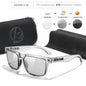 KDEAM Photochromic And Polarized Sunglasses Men Category 3 Polarized Sun Glasses Women Unique Frame Surface Eyewear With Case