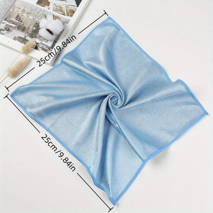 12Packaged Extra Large Microfiber Glass Cleaning Cloth - Super Absorbent，Lint-free and traceless，Independent Packaging，Suitable