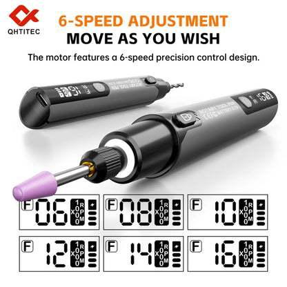 JCD Electric Mini Grinder Engraving Pen 4.2V 10000-16000r Wireless Grinder Cordless Micro Rotary Tools Drill for Jewelry Metal