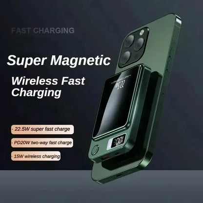 Xiaomi Magnetic Power Bank 100000mAh Wireless Fast Charger For iPhone Samsung Portable Auxiliary Battery Magnetic Powerbank Hold