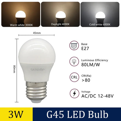4-20PCS E27 B22 Base LED Bulb Lights AC DC 12V 24V 48V Lampada Luz Lamp 3W 5W 10W Spot Bulb Led Light Bulbs for Home Lighting