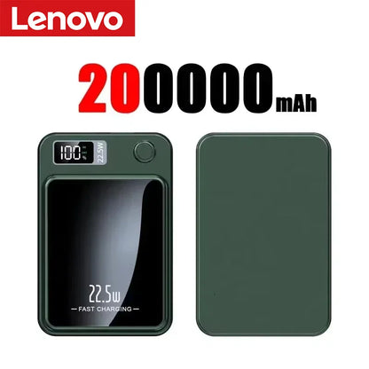Lenovo Wireless Magnetic Power Bank 500000mAh 22.5w Super Fast Charging Portable External Battery Powerbank  For Iphone Samsung