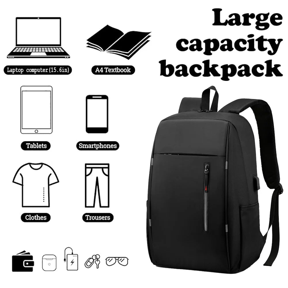 Waterproof Business Backpack Men USB School Backpacks 15.6 Inch Laptop Backpack Large Capacity Bagpacks for Men Back Pack Bags