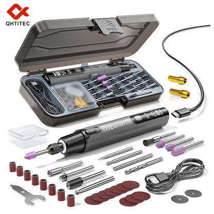 JCD Electric Mini Grinder Engraving Pen 4.2V 10000-16000r Wireless Grinder Cordless Micro Rotary Tools Drill for Jewelry Metal