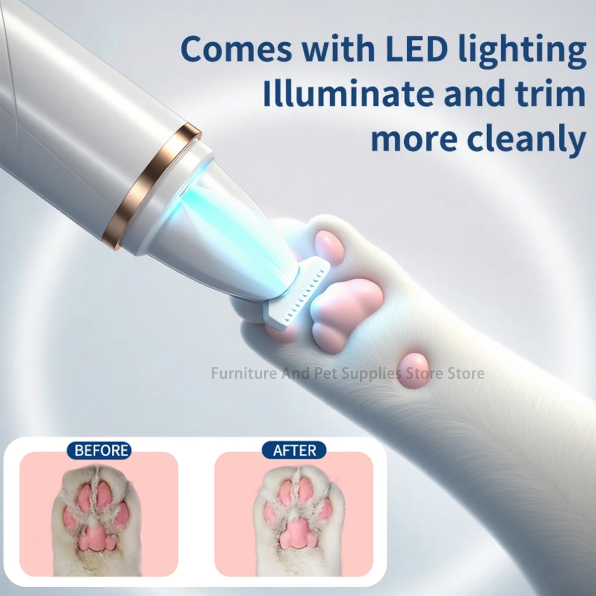 2-in-1 pet dog paw trimmer  cat nail clipper  pet nail grinder  dog cat hair trimmer  dog trimmer  dog nail grinder  paw trimmer