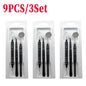 3Pcs/Kit Dental Mouth Mirror Tweezers Curve Probe Dentist Instrument Teeth Care Cleaning Dental Tools