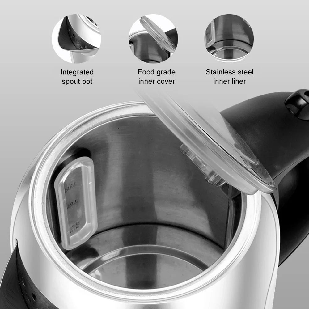 1850-2200W Electric Kettle 1.7L Electric Water Boiler Stainless Steel Electric Boiler Home Kettle Auto-off overheat protection