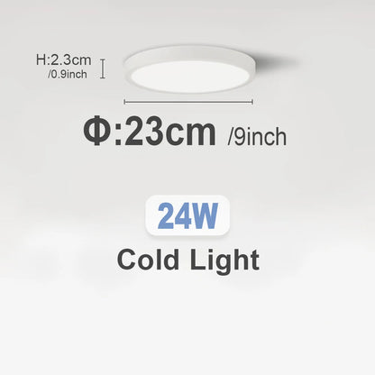 LED Ceiling Lights 220V Ultra-thin Ceiling Lamps Modern Chandelier Panel Lighting Fixture Waterproof Dustproof Three Proof Light