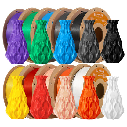 ERYONE 1/5/10KG Standard PLA Premium Filament 1.75mm 3D Print, Multicolor Available,big sale 1kg pla filament,1kg/spool
