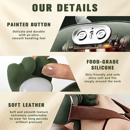 4D Neck And Shoulder Massager, Bionic Neck And Shoulder Massager, Wireless Neck, Cervical Spine, And Trapezius Kneading Massager, Heated Neck And Shoulder Massager