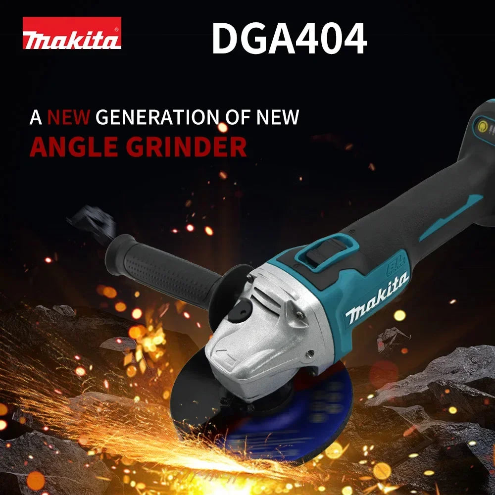🔥Makita DGA404 18V Brushless Electric Angle Grinder 125mm Cordless Grinder Metal Wood Grinding Polishing Cutting Power Tool🛠️