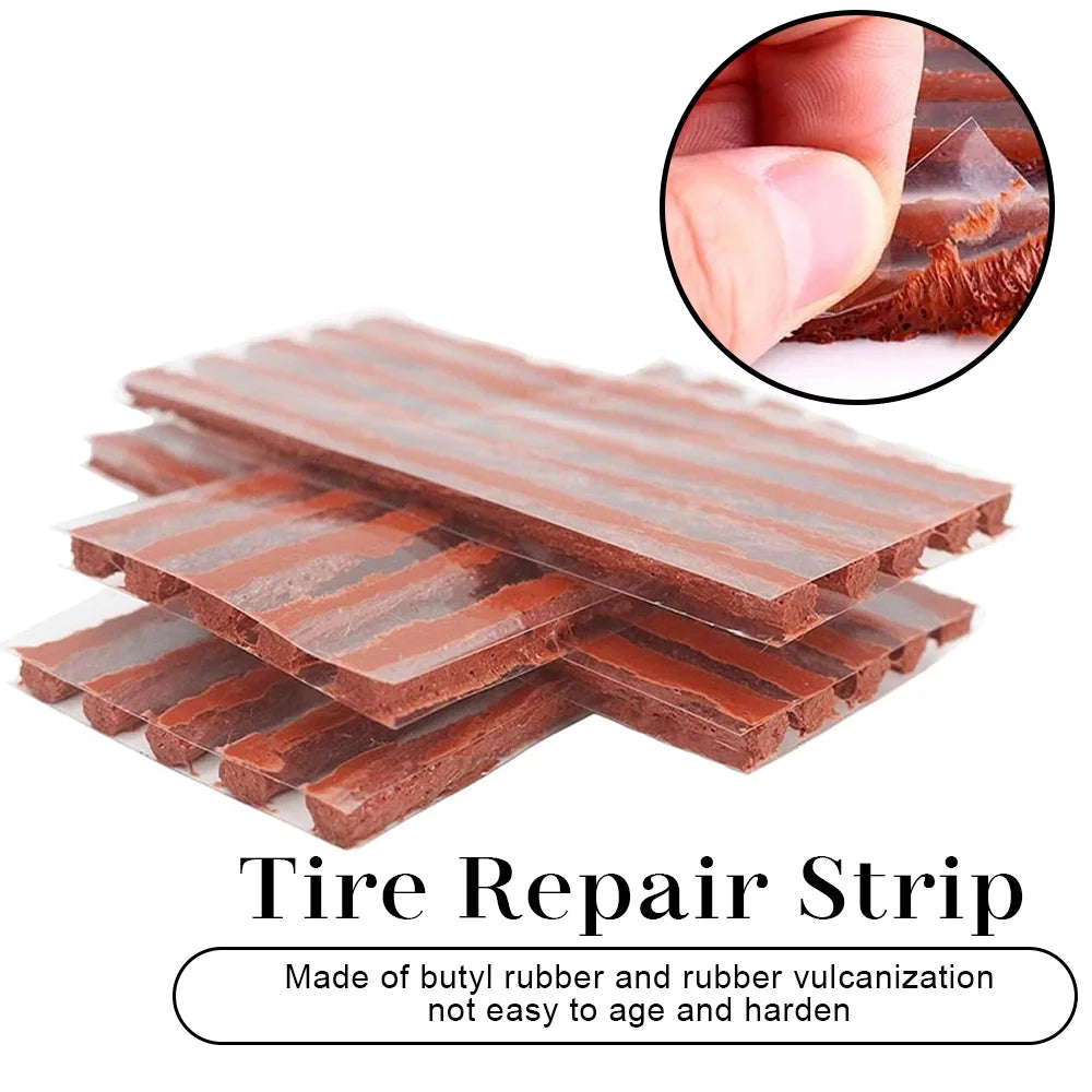 [UK STOCK] 22pc Car Tire Repair Tools set Tire Repair Glue, Glue Strips, Allen Wrench Motorcycle Bike Auto repair Wrench
