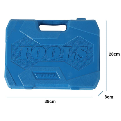 108pcs Socket Wrench Set Car Repair Tools Ratchet Spanner Wrench Set Ratchet Spanner Screwdriver Bits Hardware tools