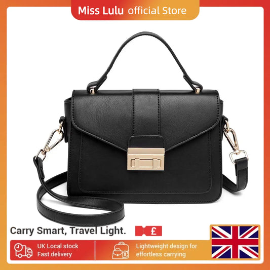 Miss Lulu Crossbody Bag for Women, Small Women's Top-Handle Bags, Suede Handbags for Shopping Traveling