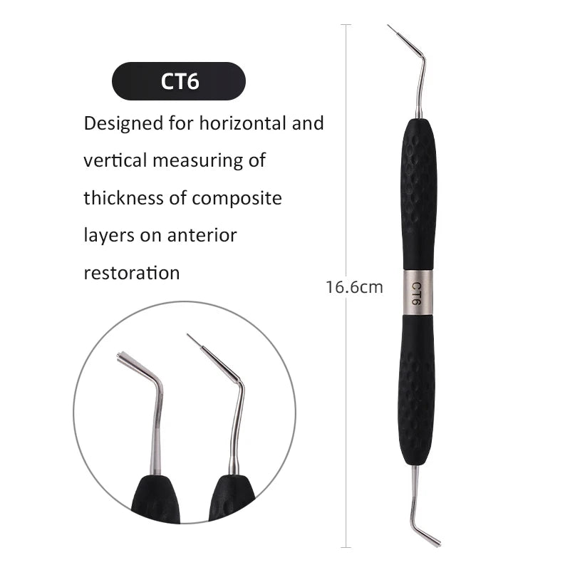 Dental Resin Spatulas Resin Filler Aesthetic Restoration Kit Silicone Handle For LM Resin Knife Plastic Dresser Dentistry Tool