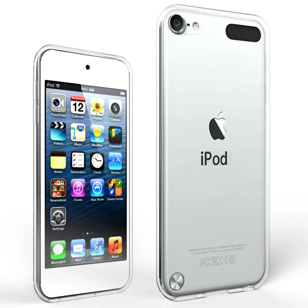 Transparent Case for IPod Touch 5 / Touch 6 / Touch 7 Hybrid Shockproof Cover Soft TPU Frame with Clear Hard Acrylic Shell Capa