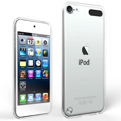 Transparent Case for IPod Touch 5 / Touch 6 / Touch 7 Hybrid Shockproof Cover Soft TPU Frame with Clear Hard Acrylic Shell Capa