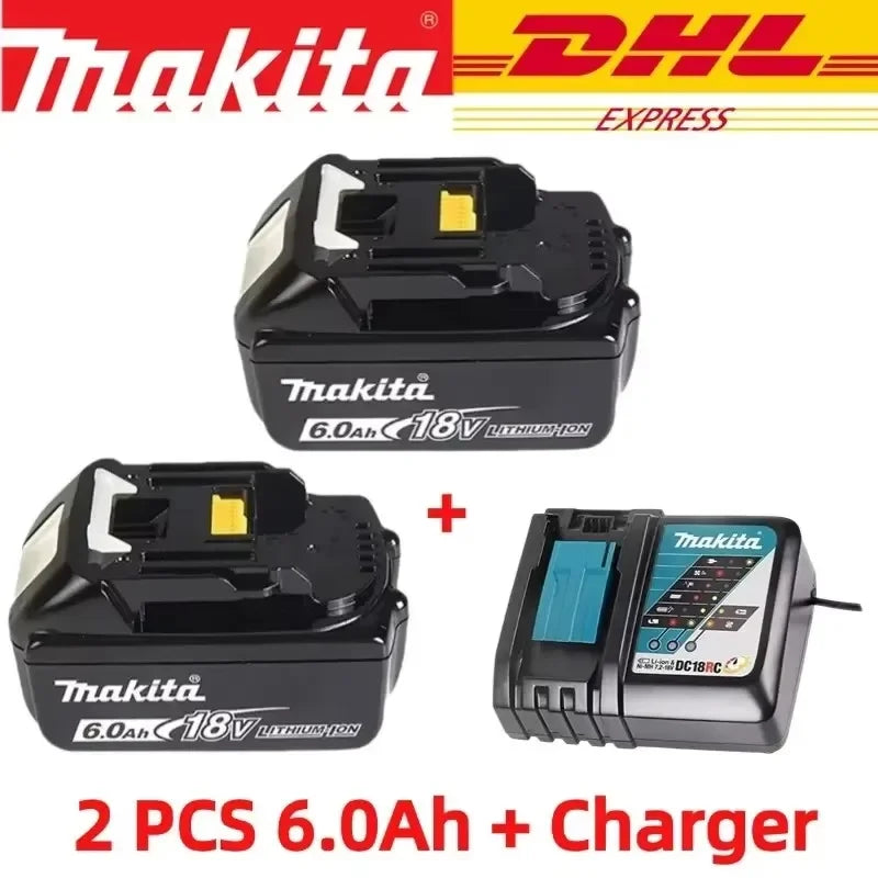 Makita Power Tool Rechargeable Lithium-ion Battery 5.0Ah 6.0Ah 9.0Ah 18V BL1860B BL1860 BL1850 BL1830 BL1815