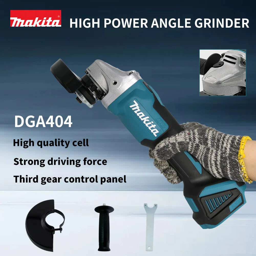Makita Brushless Electric Angle Grinder Rechargeable Cutting Machine 18V High Power Polishing Machine For Makita Battery