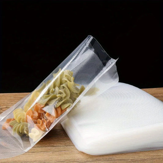 100PCS Textured Vacuum Sealing Pocket For Food Sealer, No Embossing Vacuum Food Sealing Pocket, 28*40cm/20*30cm/15*25cm