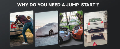 Car Jump Starter 6000A Peak 26800mAh 12V Auto Supercharger Battery Charger Jumper Box with Fast Charger Smart Jumper LED Screen
