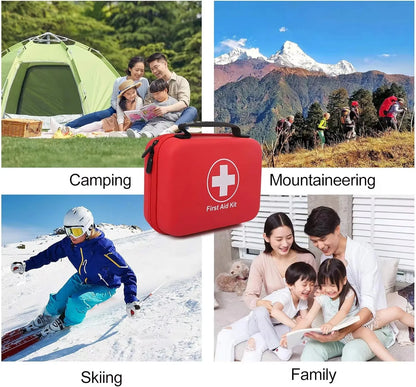 Portable First Aid Kit For Outdoor Adventures, Hiking, Car Traveling, And Camping (First Aid Kit Does Not Include Medication)
