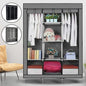 Reinforcement Canvas Wardrobe, Thickened Steel Pipe, Waterproof And Moisture-proof, Easy Installision, Compartment Storage