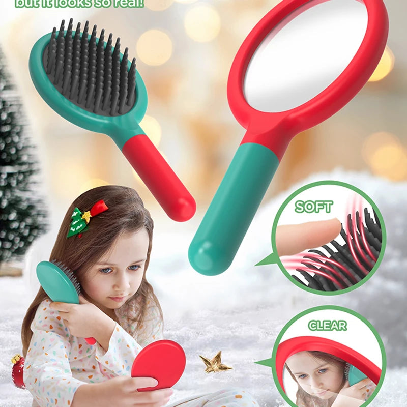 Simulation Cosmetics Set Kids Play House Toys Make up Lipstick Nail Paint Educational Toys Pretend Girls Game Christmas Gift