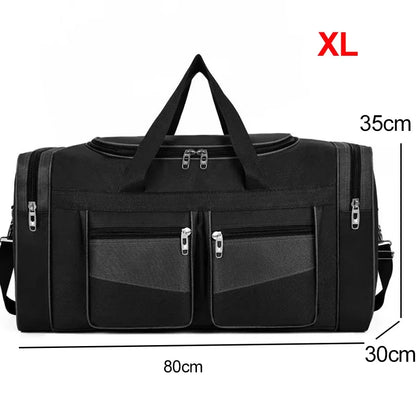 Luggage Travel Bag Gym Fitness Handbags for Women Men Outdoor Sports Shoulder Large Storage Duffel Training Long Distance Bag