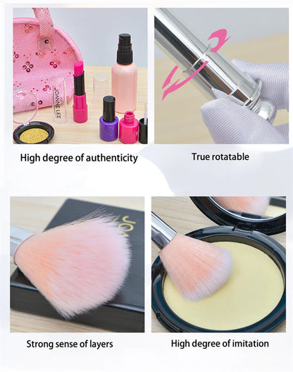 Simulation Cosmetics Set Kids Play House Toys Make up Lipstick Nail Paint Educational Toys Pretend Girls Game Christmas Gift