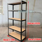 Shelving Unit for Garages & Sheds 150cm/180cm  Height Racking Storage Shelves Metal Shelving 5 Tier Boltless Garage Storage Unit